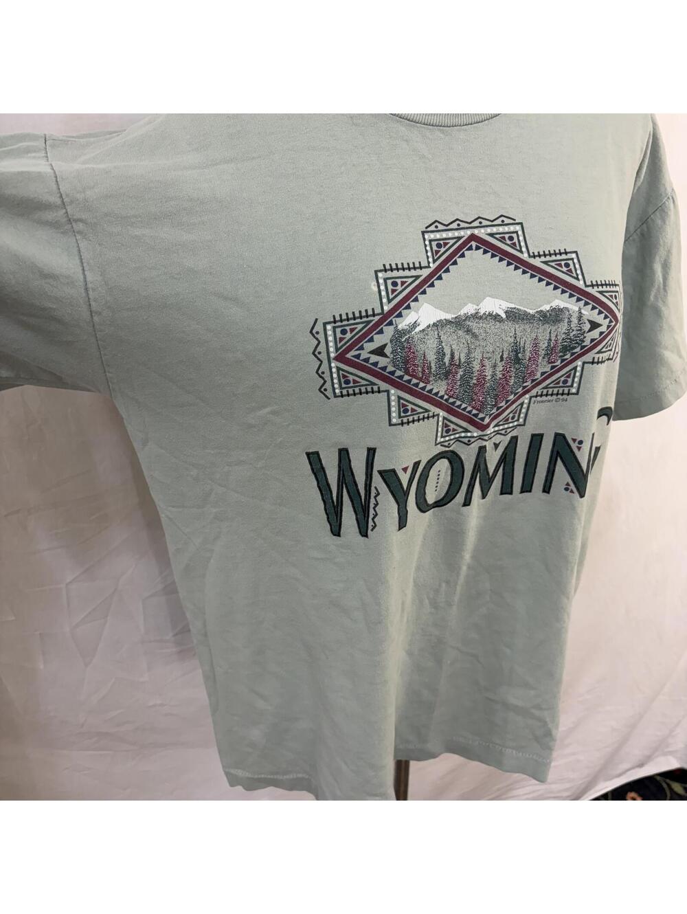 Wyoming single stitch vintage t-shirt size large - Picture 3 of 9